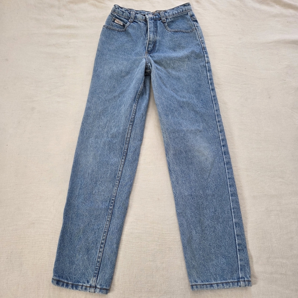 Vintage Guess 24 Inch Waist Blue Jeans Kids 14 Petite Womens - Picture 3 of 10